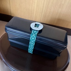 お弁当箱　黒　２段　コンパクト　スターバックスランチベルト付き　...