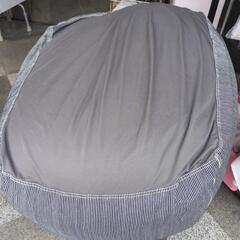 半額セール中！  無印良品 ビーズクッション 人をダメにするソファ カバー付き の画像
