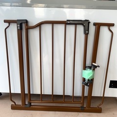 美原店 Croomy ママトール ベビーゲート　ブラウン の画像