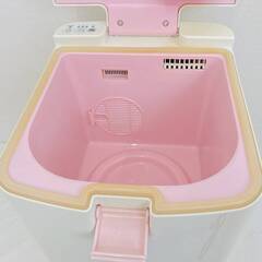 《決まりました》JT586 島産業 パリパリキューブ ピンク PPC-01-PK 家庭用屋内型生ごみ処理機 乾燥式 野菜くず 箱付 簡単処理 簡易動作確認済 中古現状品現地引き取りのみの画像