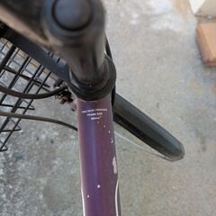 precision　カゴ付き自転車の画像