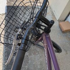 precision　カゴ付き自転車の画像