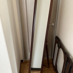 【手渡し】お譲りします、姿見（ニトリ）