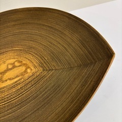 未使用品　木工作家作品　トレイの画像