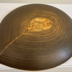 未使用品　木工作家作品　トレイの画像