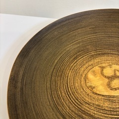 未使用品　木工作家作品　トレイの画像