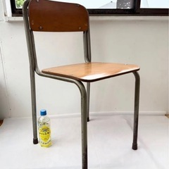学校の椅子　古い学校の椅子　チェア　椅子　昭和レトロ　椅子　スツ...