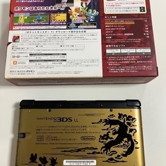 ニンテンドー3DS LL ポケットモンスター X・Y パック　プレミアムゴールドの画像
