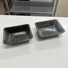 2506-030 長方形小皿2枚セット ※バラ売り不可 未使用品