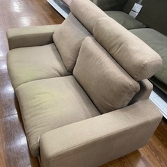 2人掛けソファー　無印良品　ヨゴレ・変色・ヘタリ有り　1,078円