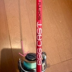 ジャッカル JACKALL EGG CAST SOFTY　ダイワKIXリール付きの画像