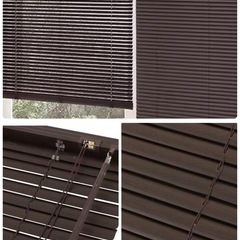ニトリ 木目調ブライト ブラウン 165(幅)×138(高さ) ・60(幅)×138(高さ) の画像