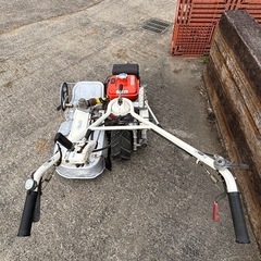 【希少３枚刃!!】★オーレック（KIORITZ） 自走式あぜ二面刈り草刈機 スーパーウイングモア　AZ1207TL 2輪駆動　バック付 ３枚刃★の画像