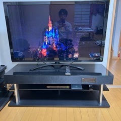 レグザ47インチテレビ&ホームシアターラック
