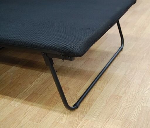 折りたたみベッド  布メッシュ ネイビー シングルベッド 札幌市手稲区 折りたたみベッド 布メッシュ ネイビー シングルベッド 札幌市手稲区