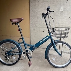 ほぼ新品。折りたたみ自転車の画像