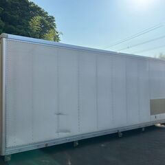 4坪/外寸長さ632cm●中型６Ｍコンテナ●バイクガレージ/キャップ場.工場.作業場ワークスペース/資材倉庫.備蓄庫●福岡発　近県配送の画像