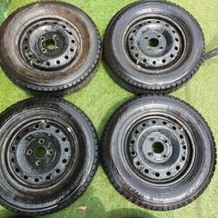 掲載終了ありがとうございました！処分前にぜひ★155/65R14★145/6PR12スタッドレスタイヤにホイール４本セット各種の画像