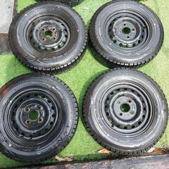 掲載終了ありがとうございました！処分前にぜひ★155/65R14★145/6PR12スタッドレスタイヤにホイール４本セット各種の画像