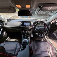 値下げしました！！！　マツダ　アテンザ　Dターボ　社外ナビTV　Bluetooth　インマニ清掃済　車検2年付きの画像