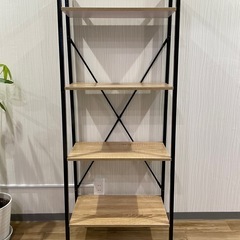  シェルフ 4段 コネリー 60cm×20～32.5cm×148...