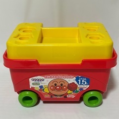 ④　中古品　知育玩具　アンパンマン　はじめてのブロックワゴン　B...