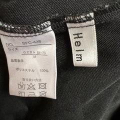 ブラックキュロット　M sizeの画像