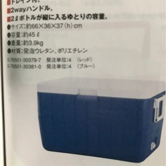 コールマン  クーラーボックス　　G
の画像
