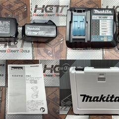 【未使用】マキタ Makita TD149DRFXW 充電式インパクトドライバ バッテリ×2・充電器付き【ハンズクラフト佐賀】の画像