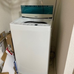 Haier 縦型洗濯機 2019年製の画像