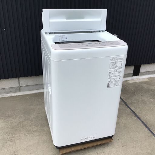 324 Panasonic パナソニック 全自動洗濯機 NA-F60B14 6.0kg 2021年製 3ヶ月保証