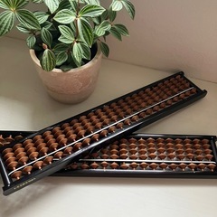 トモエ　そろばん　二つセット（ケースのおまけ付き）