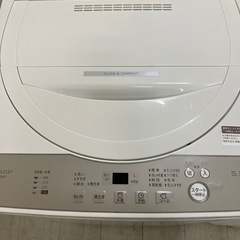 取りに来れる方限定！ＳＨＡＲＰ（シャープ）の洗濯機です！の画像