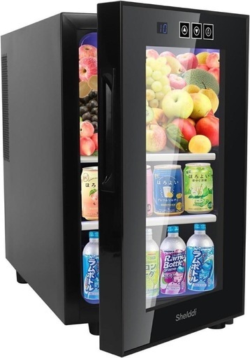 小型冷蔵庫 ミニ 23L 静音 おしゃれ 温度設定 7-18℃ 省エネ