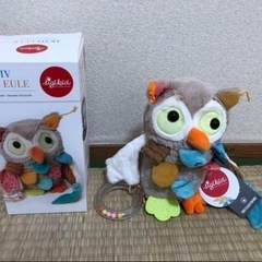 新品未使用　手あそび・ふくろう　ボーネルンド　