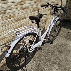 中古自転車 6段変速 27インチ LEDオートライト 軽整備済み 防犯登録対応 町田市 相模原市 MM740の画像