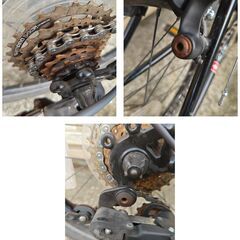 中古自転車 7段変速 410MM  BRUNOミニベロ軽整備済み 防犯登録対応 町田市 相模原市 MM741の画像