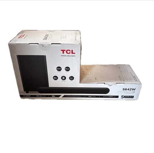 TCL INSPIRE GREATNESS 2.1chサウンドバー TCL INSPIRE GREATNESS 2.1chサウンドバー