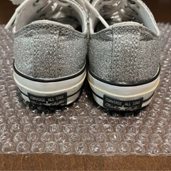 SALE♡CONVERSE ALL STAR  シルバー ラメ 22.5㎝の画像