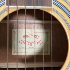 HONEY BEE ハニービー アコースティックギター  フォークギタータイプ F-15/N  【美品】【入門セット】の画像