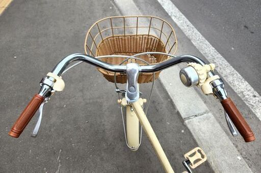 18インチ 子供用自転車 ブリヂストン ハッチ アイボリー カゴ付き BRIDGESTONE HACCHI 女の子 札幌市 平岸店