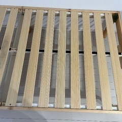天然木 すのこベッド 3段階高さ調節 北欧パイン ベッドフレーム シングルの画像