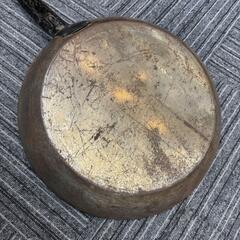 メ2192⭐ 鉄製 フライパン 40cm 三菱 鉄 アウトドア バーベキュー　大きい　特大 ビッグサイズ　業務用サイズの画像