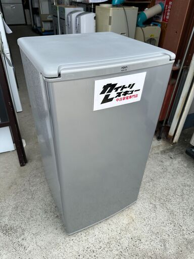 【動作保証あり】AQUA アクア 2017年 AQR-81E(S) 75L 1ドア 直冷式 冷蔵庫【管理KRR741】
