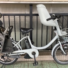 🔹電動アシスト ブリヂストン bikke2 前後子供乗せ付き