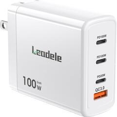 【新品】PD 100W急速充電器 100w usb 充電器 超軽...