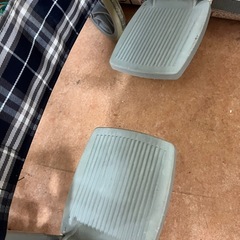 幅広！自走式車椅子 パンクしてますの画像