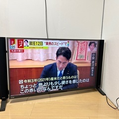 三菱　58インチ4Kテレビ　2TB HDD 内蔵の画像