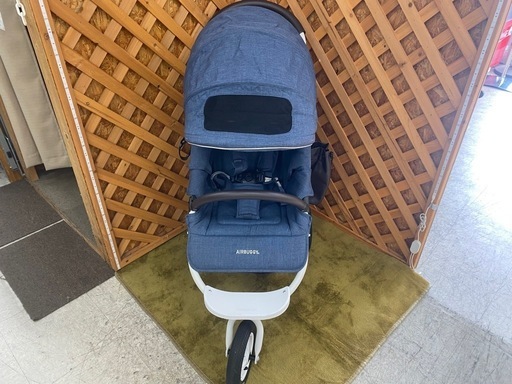 【愛品館江戸川店】 エアバギー ココブレーキ デニム ベビーカー 2020年製 ID:110-025519-007