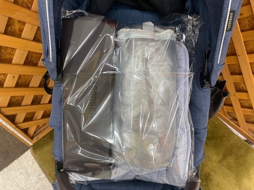 【愛品館江戸川店】 エアバギー ココブレーキ デニム ベビーカー 2020年製 ID:110-025519-007